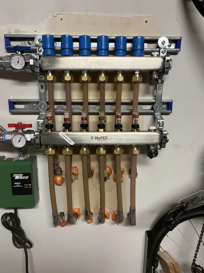 Plumber performing Leak Detection at a residential property in Hokes Bluff